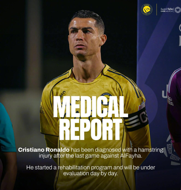 500彩票网机构-利雅得胜利官宣C罗腿筋受伤，已启动康复计划|克里斯蒂亚诺·罗纳尔多|利雅得胜利官方|葡萄牙|费哈|葡萄牙足球队_新浪体育_新浪新闻